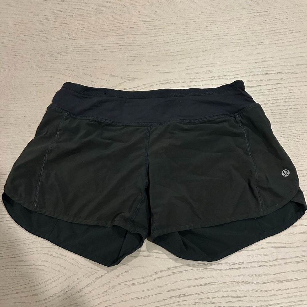 lululemon athletica Women's Dark Gray Athletic Shorts